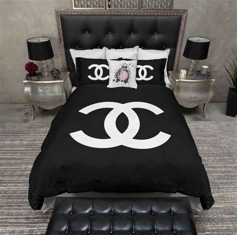 chanel queen bedroom suit|Chanel Bedroom Set .